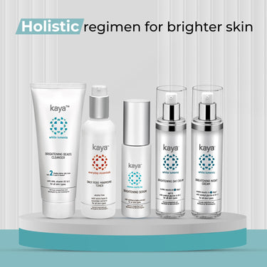 Kaya Clinic Brightening Beads Cleanser with AHA, Niacinamide, Vitamin E, Daily Use Exfoliating & Brightening Face Wash, Hydrating Cleanser for All Skin Types, 100ml